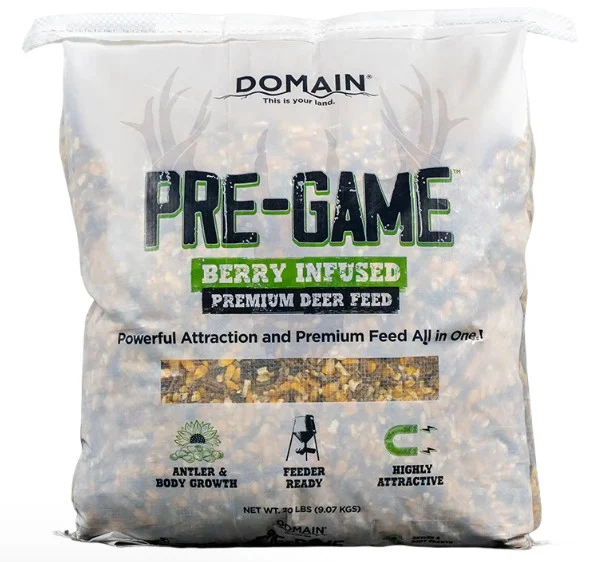 DOMAIN OUTDOORS Pre-Game Deer Feed 20 lb