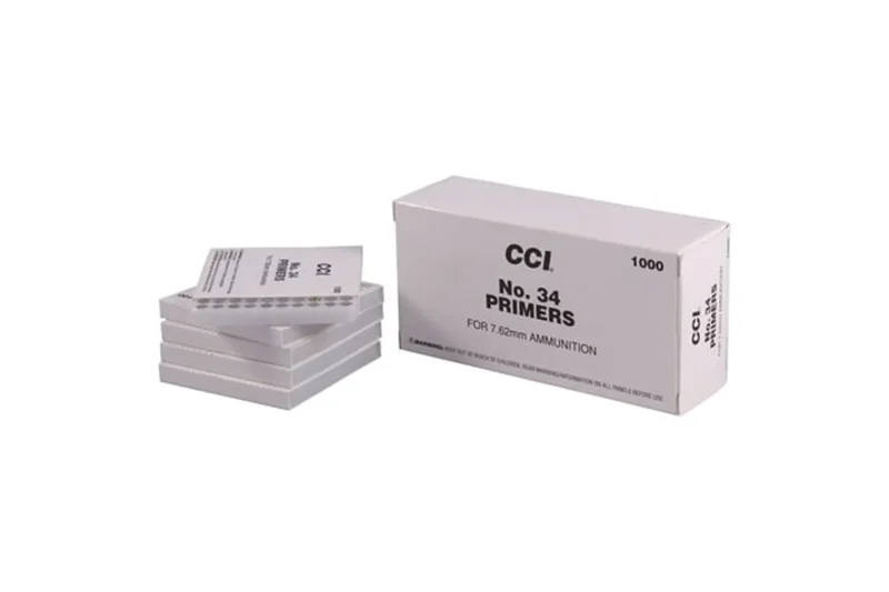 CCI #34 7.62mm Mil-Spec Large Rifle Primer – 1000 count